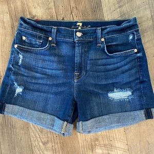 7 For All Mankind denim shorts